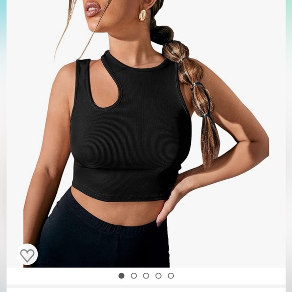 Cowprint Crop Tank - Picture 6 of 7